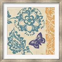 Blue Indigo Butterfly II Fine Art Print