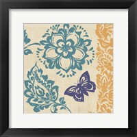 Blue Indigo Butterfly II Framed Print