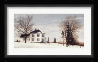 Country Manor House Framed Print
