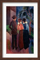 Promenade Of Three People I,  1914 Fine Art Print