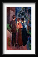 Promenade Of Three People I,  1914 Fine Art Print