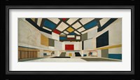 Colored Design For The Central Hall Of A University, 1923 Fine Art Print