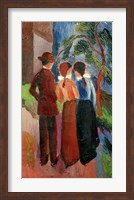 Promenade Of Three People II, 1914 Fine Art Print