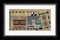 Plan For A Bus Station: Design For The First Floor, 1927 Fine Art Print