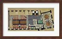 Plan For A Bus Station: Design For The First Floor, 1927 Fine Art Print