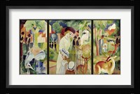 Grosser Zoologischer Garten (Triptychon) Fine Art Print