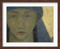 Head Of A Breton Woman, 1908 Fine Art Print