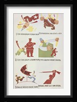 Soviet Poster Against Wrangel'S White Guards 1920 Fine Art Print