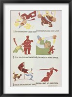 Soviet Poster Against Wrangel'S White Guards 1920 Fine Art Print