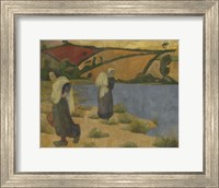 Washerwomen At The Laita River, Near Pouldu, 1892 Fine Art Print
