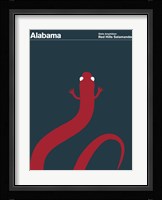 Montague State Posters - Alabama Fine Art Print