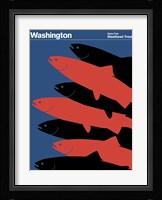 Montague State Posters - Washington Fine Art Print