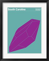 Montague State Posters - South Carolina Framed Print