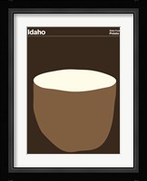 Montague State Posters - Idaho Framed Print