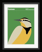 Montague State Posters - Kansas Framed Print