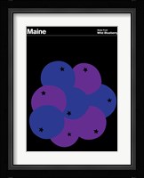 Montague State Posters - Maine Fine Art Print