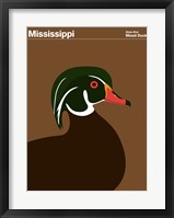 Montague State Posters - Mississippi Framed Print