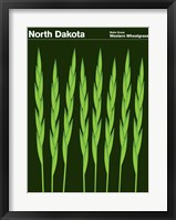 Montague State Posters - North Dakota Framed Print
