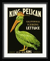 King Pelican Brand Lettuce Fine Art Print
