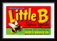 Little B Brand California Vegetables Fine Art Print