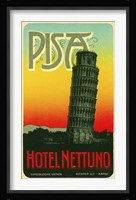 Hoel Nettuno, Pisa Italy Framed Print