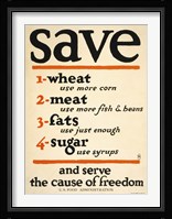 Save and Serve the Cause of Freedom Fine Art Print