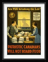Canadians Will Not Hoard Food Fine Art Print