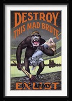 Destroy This Mad Brute Framed Print