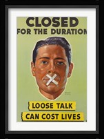 Closed for the Duration Fine Art Print