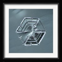 Hexagonal Plate Snowflake 002.2.14.2014 Fine Art Print