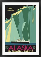 Alaska Taku Glacier Framed Print