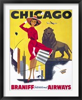 Chicago, Braniff International Airways Fine Art Print