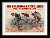 Donaldson Bicycle Lithos for 1896 Season Fine Art Print