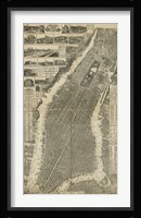 The City of New York Map, 1879 Fine Art Print