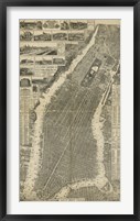 The City of New York Map, 1879 Fine Art Print