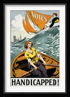 Women's Suffrage, Handicapped, London! Fine Art Print
