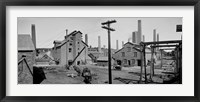 Calumet and Hecla Smelters Framed Print