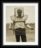 Mouse-trap Armor for Caddies Framed Print