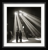 Police in Waiting Room of the Union Station, Chicago Fine Art Print