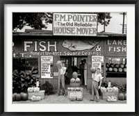 Roadside Stand Near Birmingham, Alabama Framed Print