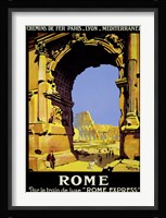 Rome Express Rome, Par le Train de Luxe Framed Print