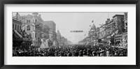 The Rex Pageant, Mardi Gras Framed Print