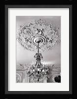 Ornate Ceiling Engraving Framed Print