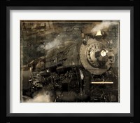 Train Flat Framed Print