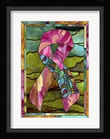 Breast Cancer Ribbon Fine Art Print