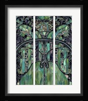 Turquoise Window Jewels Fine Art Print