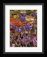 Stained Glass Poppies Fine Art Print