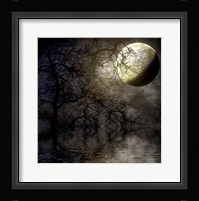 Last Chance Moon Framed Print