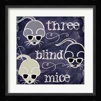 Chalkboard Nursery Rhymes II Framed Print