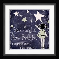 Chalkboard Nursery Rhymes III Framed Print